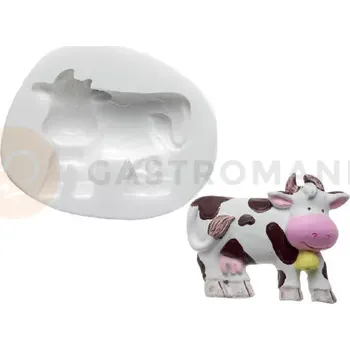 Kuchyňská sůl Silikonová forma na cukorovou hmotu ve tvaru krávy - SLK029, 57x75 mm | SILIKOMART, SugarFlex