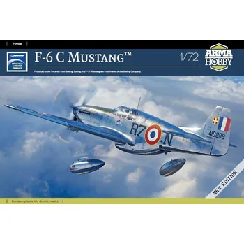 Plastikový model 1:72 North American F-6C Mustang