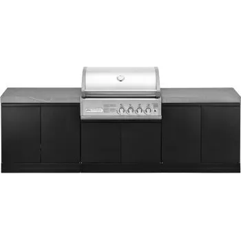 Zahradní gril Venkovní kuchyně s grilem CROSSRAY+4 a dvě skříňky, 272cm + doprava zdarma!