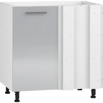 Nábytek HALMAR Dolní rohová skříňka dřezová VERONA 15 (100 cm) - šedý lesk