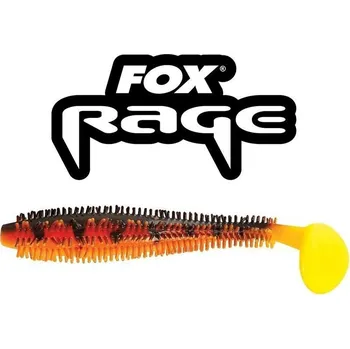 Návnadová pasta Fox International Fox gumová nástraha Rage Spikey Shad 7 cm Hot Tiger (NSL806)