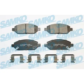 Brzdová destička Sada brzdových destiček, kotoučová brzda SAMKO 5SP2050K