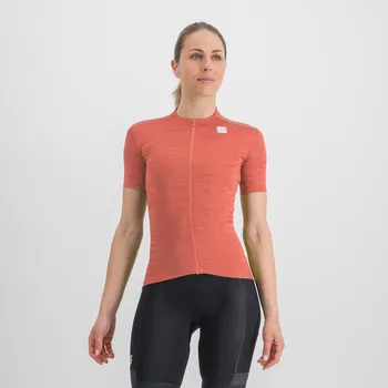 cyklistický dres SPORTFUL Cyklistický dres s krátkým rukávem - SUPERGIARA - oranžová