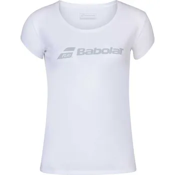 Raketový sport Babolat Exercise Babolat Tee Women White 2021
