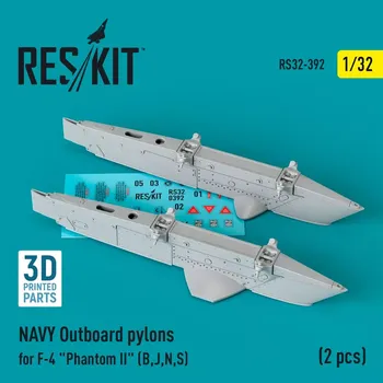 Plastikový model Reskit 1/32 NAVY Outboard pylons F-4 'Phantom II' B,J,N,S