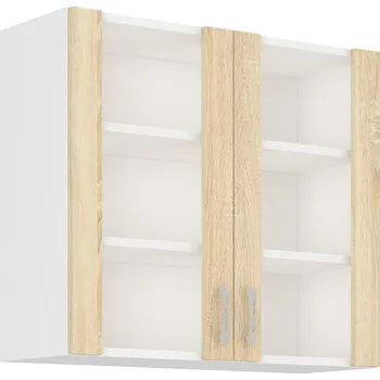 Kuchyňská skříňka LEMPERT Horní skříňka prosklená KLÁRA 10 (80 cm)