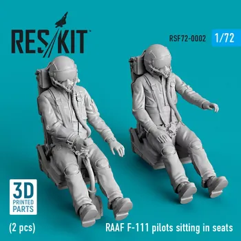 Plastikový model Reskit 1/72 RAAF F-111 pilots sitting in seats (2 pcs.)