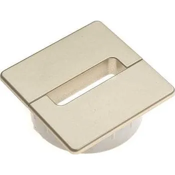 kabelová chránička Emuca Kabelová průchodka PLASTWIN / Satina