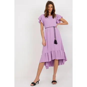 Dámské šaty FPrice Šaty Adiela světle fialové Velikost: UNI