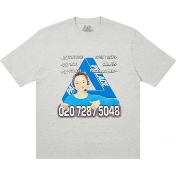 Pánské tričko Ostatní Značky Palace Bell Man Tee Grey Velikost: M