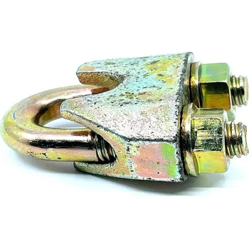 Lano Ganas spol. s.r.o. Lanová Svorka - Pevnostní (DIN 1142) Nosnost: svorka kg, Průměr lana: ø5, Šířka pásu: Pevnostní mm