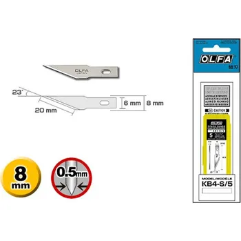Pracovní nůž Náhradní čepele do skalpelu Olfa KB4-S/5 (balení 5ks)