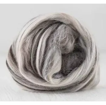 Ovčí rouno Ovčí rouno česané - šedo-béžový melír