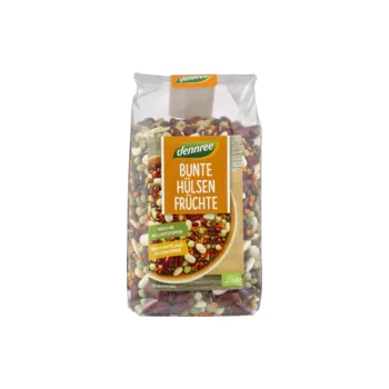 Luštěnina Dennree Směs barevných luštěnin 500 g bio