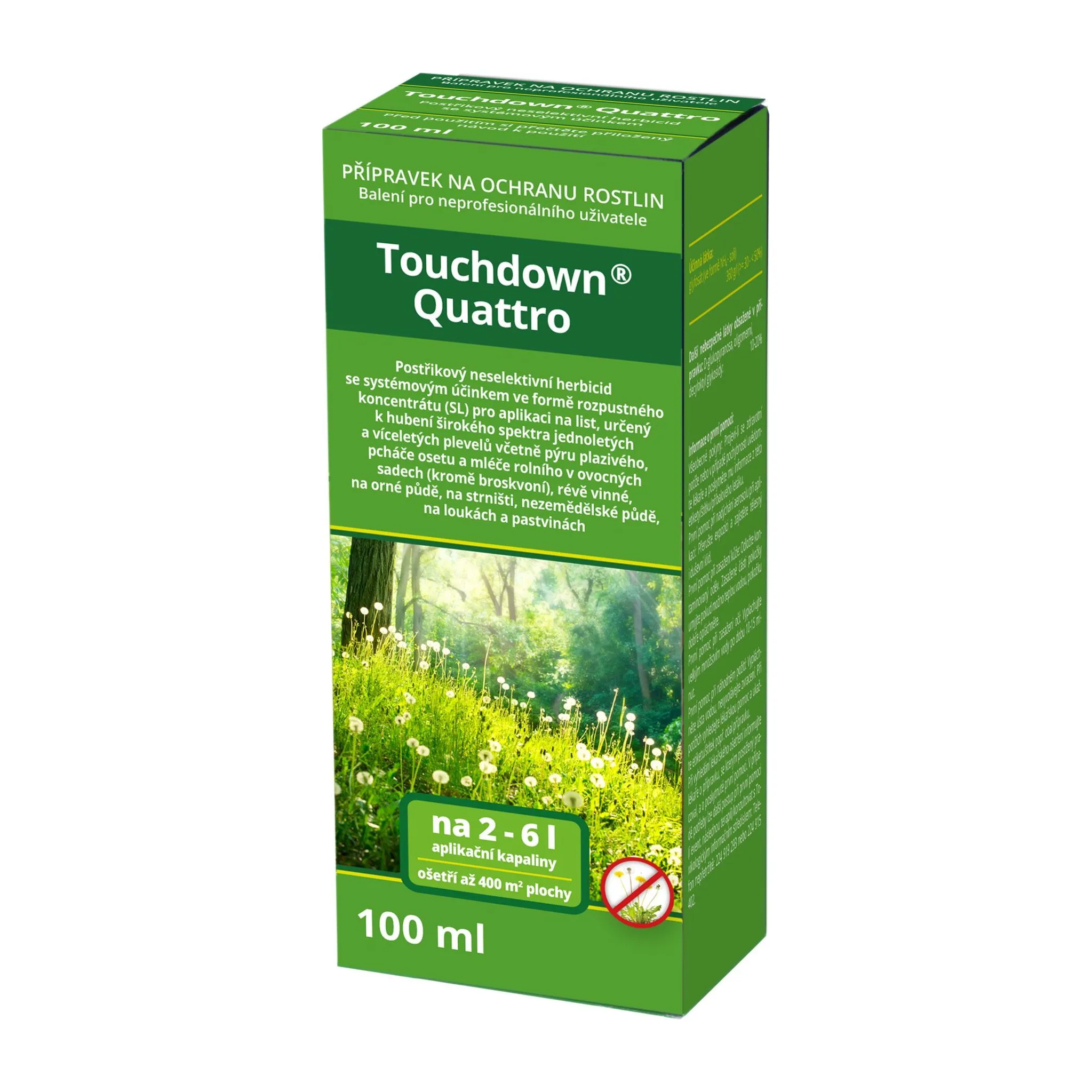 Fotografie 1 - Herbicid AgroBio Opava Touchdown Quattro 100 ml