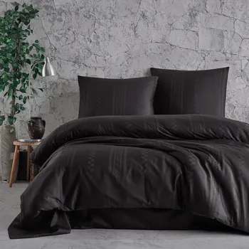 Povlečení SATÉNOVÉ OBLIEČKY EXCLUSIVE CAPITAL 160X200 CM, 2 KS 70X80 CM ANTRACITOVÉ