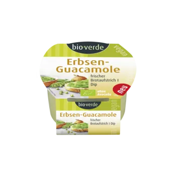 Rostlinná pomazánka BioVerde Hrachové guacamole 150g bio