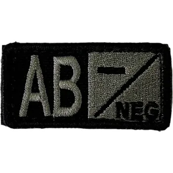 Nášivka Nášivka na suchý zip s krevní skupinou (AB-) černá/foliage - Condor Outdoor