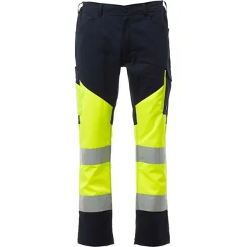 montérky PAYPER WORKING SUMMER HiVis kalhoty pas 210 - ORANŽ_navy XXXL