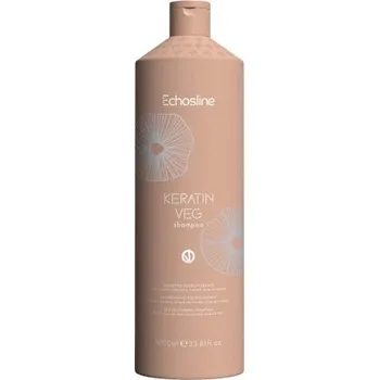 Šampon Echosline Keratin Veg Shampoo - Šampon pro barvené a chemicky ošetřen vlasy 1000 ml