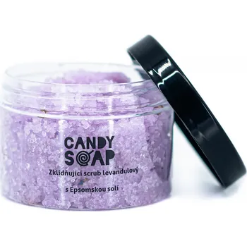 Tělový peeling Zklidňující scrub levandulový, 200 g