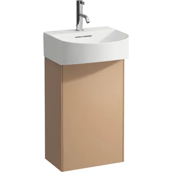Koupelnový nábytek Laufen Sonar Skříňka pod umyvadlo, 1 dvířka, závěsy vpravo, pro umývátko H815341, měď