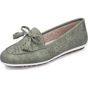 Dámské mokasíny Dámské mokasíny Rieker 46886-52 Barva: Zelená, Velikost: 38
