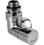 Zehnder XS ventil 1/2", rohový, úhlový, levý, chrom