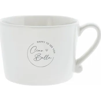 Bastion Collections Hrnek CIAO BELLA in black, 300 ml RJ-CUP-116-BL