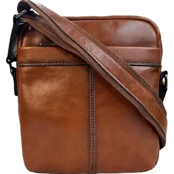 KATANA pánská kožená crossbody koňaková 98661-03