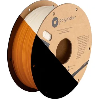 Filament Polymaker PolyLite PLA Glow in the Dark oranžová 1,75mm 1kg