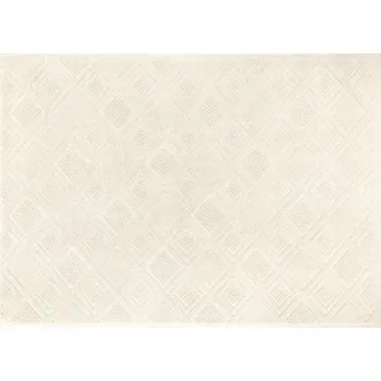 Koupelnová předložka Koupelnové předložky GRAPHICS MOSAIC RELIEF, krémová, Framsohn Výška cm: 120, Šířka cm: 67