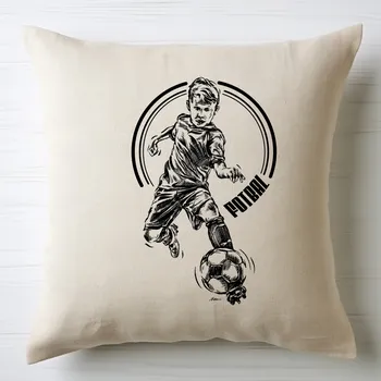 Polštář Polštář - Fotbal Typ povlaku: Přírodní plátno