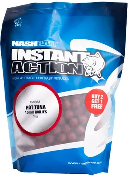 Boilies Nash Tackle Instant Action 15 mm/1 kg Hot Tuna