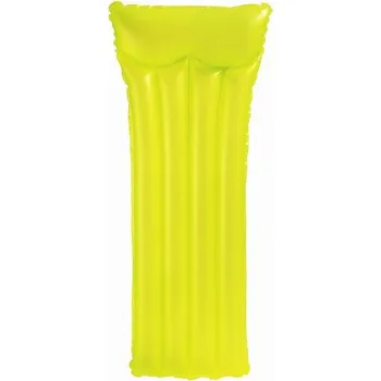 Lehátko nafukovací NEON INTEX 59717 183 x 69cm žlutá 59717ZL