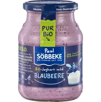 Söbbeke Jogurt borůvkový 500g bio