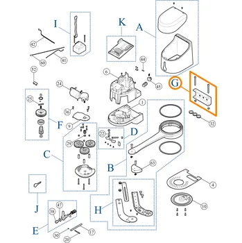 Pohon brány Nice PRHK08 sada upevňovacích držáků HYKE