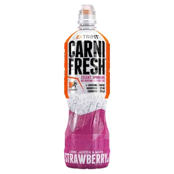 Spalovač tuku Extrifit Carnifresh Sparkling Caffein free 850ml - malina