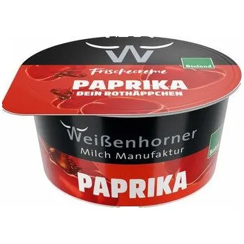 Mléko Weißenhorner Smetanový čerstvý sýr s paprikou 150g bio