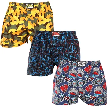 Trenýrky 3PACK pánské trenky Styx art klasická guma vícebarevné (3A15693) S Možnost vrácení zboží ZDARMA do 120 dnů!