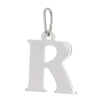 Přívěsek Přívěšek písmeno R z bílého zlata PA0064RBF