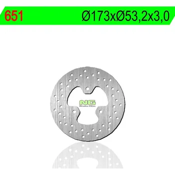 Brzda pro motocykl Brzdový kotouč NG přední HONDA TRX 450R rok 04-10