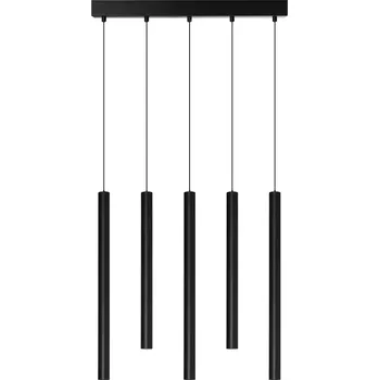 Moderní lustr Verno 5 4000K černá