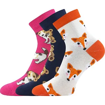 Pánská móda Dívčí ponožky Boma - Kay C, mix barev Barva: Mix barev, Velikost: 35-38