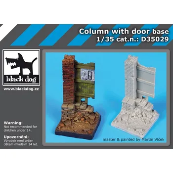 Plastikový model Blackdog 1/35 Column with door base