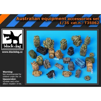 Plastikový model Blackdog 1/35 Australian equipment accessories set