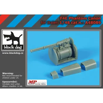 Plastikový model Blackdog 1/48 F4E Phantom canon (ITAL)