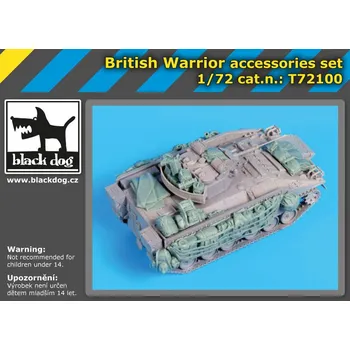 Plastikový model Blackdog 1/72 British Warrior accessories set (TRUMP)