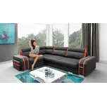 FALCO Sedací souprava Avanti L černá/oranžová