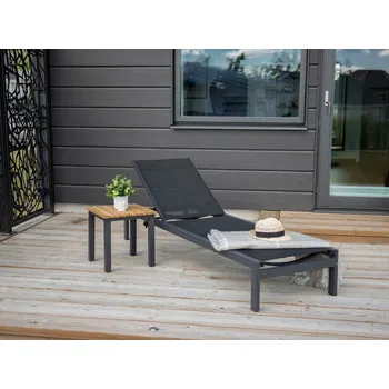 Zahradní lehátko Venture design Lehátko COPACABANA - Čierna